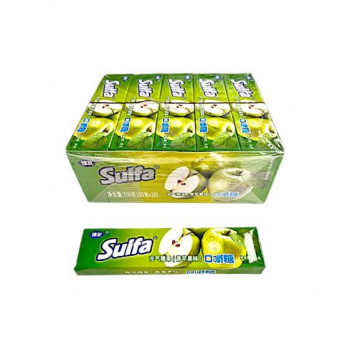 Конфета арт. 936790/936615 Жевательная "Яблоко" 35 г 20 шт. в кор./ Конфета арт. 936790/936615 Жевательная "Яблоко" 35 г 20 шт. в кор./