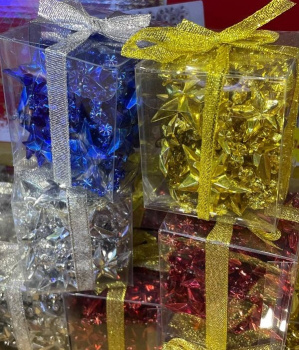 Бусы арт. XY311-D-2M-601 Фигурные цвета микс (24 шт.) в подарочной кор.