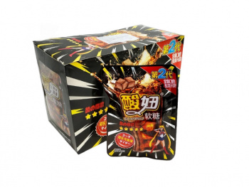 Конфета арт. 840940/840933 Жевательная кислая "Кола" 22 г 20 шт. в кор.