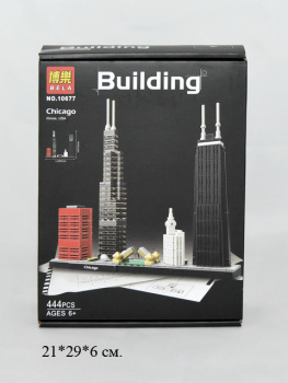 Конструктор арт. 10677 Чикаго 444 дет. в кор._/96 шт./ Конструктор арт. 10677 Чикаго 444 дет. в кор._/96 шт./