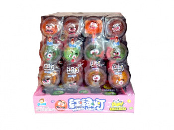 Конфета арт. 431889/431872 Желейная "Светофор" с шипучкой внутри 48 г  20 шт. упаковка