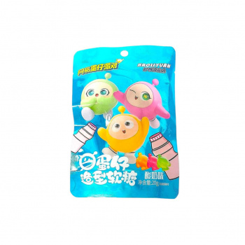 Конфета арт. 509456/509319 Жевательная "Молоко" 20 г 20 шт. в кор.,/