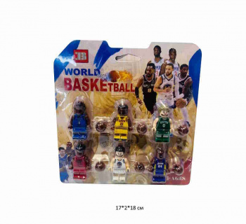 Фигурки арт. 33409 Баскетбол Набор 6 шт. с аксессуарами на листе• Фигурки арт. 33409 Баскетбол Набор 6 шт. с аксессуарами на листе•