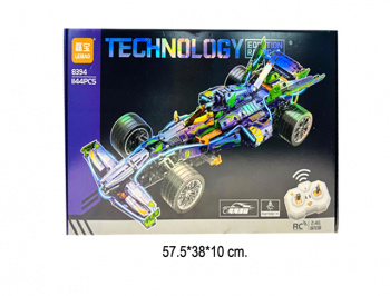 Конструктор арт. 8394 Автомобиль 1144 дет. на р/у в кор.•