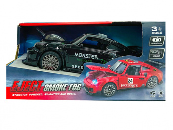 Машина на батар. арт. BSP-1A Спорткар свет, звук, пар в кор.~