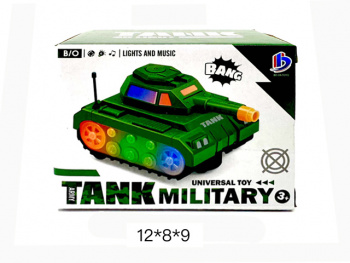 Танк арт. 8899-159 На батар. свет, музыка в кор._ Танк арт. 8899-159 На батар. свет, музыка в кор._