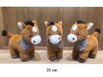 им Ослик арт. 209197 Коричневый с платочком на шее 35 см в пак. им Ослик арт. 209197 Коричневый с платочком на шее 35 см в пак.