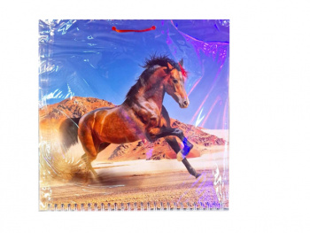 Календарь арт. 2026-4 На пружине Лошадь в пустыне 1 шт. в пак. (10 шт.) 