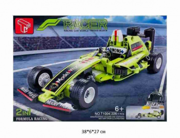 Конструктор арт. T1004 Автомобиль инерц. 226 дет. в кор.~