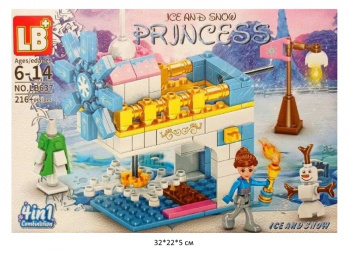 Конструктор арт. LB637A Для девочек 216 дет. в кор.•_ Конструктор арт. LB637A Для девочек 216 дет. в кор.•_