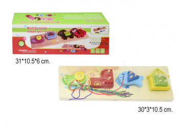 Деревянная игрушка арт. 92-55 Сортер Фигурки ассорти в кор._/80шт./ Деревянная игрушка арт. 92-55 Сортер Фигурки ассорти в кор._/80шт./