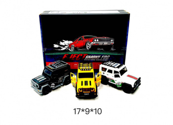 Модель металл. арт. LDP-3AA Джип цвета микс (6 шт.) шоубокс_