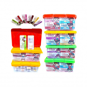 Мармелад арт. 880034 Фруктовый "Рулетик" вкусы микс 8 г на листе 30 шт. в контейнере*