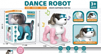 Собака-Балабака арт. 111-2 Робот на батар. звук, свет в кор. 22,8*17,6*12,7