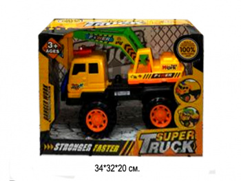 Экскаватор арт. 308-3A На платформе стройтехника в кор._/24 шт./ Экскаватор арт. 308-3A На платформе стройтехника в кор._/24 шт./