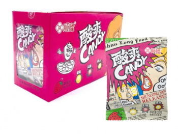 Конфета арт. 106177/106085 Кислая "Клубника" 20 г 20 шт. в кор. Конфета арт. 106177/106085 Кислая "Клубника" 20 г 20 шт. в кор.