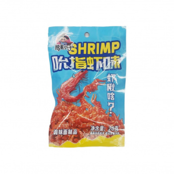 Соевое мясо арт. 705113 Пшеничные Остро-пряные креветки 20 г 30 шт. упаковка;/