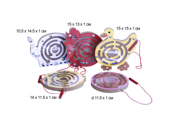 Деревянная игрушка арт. 92-51 Лабиринт в кор._/288шт./