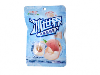 Конфета арт. 32910/32781 Карамель вкус персик 20 шт. упаковка