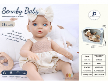 Кукла арт. SNB222C" в коробке 31*14,5*20 Кукла арт. SNB222C" в коробке 31*14,5*20