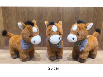 им Ослик арт. 209196 Коричневый с платочком на шее 25 см в пак. им Ослик арт. 209196 Коричневый с платочком на шее 25 см в пак.