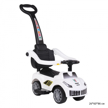 Толокар арт. 902-3 Каталка с родительской ручкой, ограничителями свет, звук в кор.58*29*29