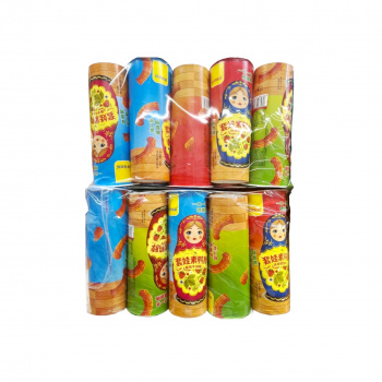 Чипсы арт. 870306/870696 Картофельные "Матрешка" вкусы микс 30 г в банке 10 шт. упаковка'