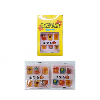 Мармелад арт. 800616 Фруктовый 3D-фигурки ассорти 22 г 20 шт. в кор.