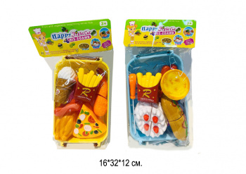 Набор игровой арт. 173A4 Продукты нарезные с корзинкой в ассортименте в пак.•