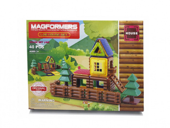 Конструктор магнитный арт. LQ631 Домик 40 дет. в кор._