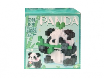 Конструктор арт. YC264-805 Микро Панда с бамбуком 658 дет. в кор.= Конструктор арт. YC264-805 Микро Панда с бамбуком 658 дет. в кор.=