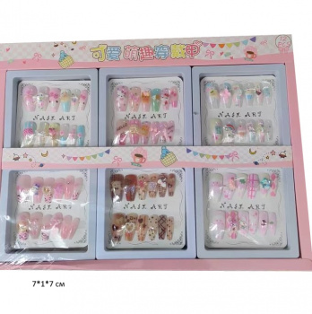 Набор для маникюра арт. HR131-3-209 Ногти накладные ассорти 1шт. в кор. (12шт.) упаковка