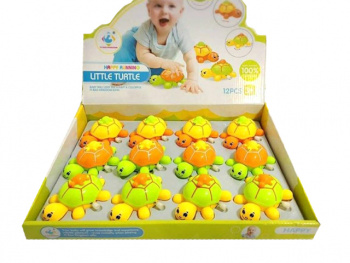 Зав. черепаха арт. 6622 Цвета микс (12 шт.) шоубокс_ Зав. черепаха арт. 6622 Цвета микс (12 шт.) шоубокс_