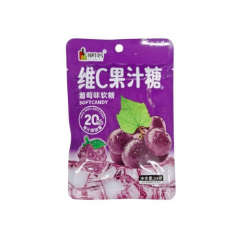 Мармелад арт. /502128-1 Фруктовый Виноград 24 г 20 шт. в кор.; Мармелад арт. /502128-1 Фруктовый Виноград 24 г 20 шт. в кор.;