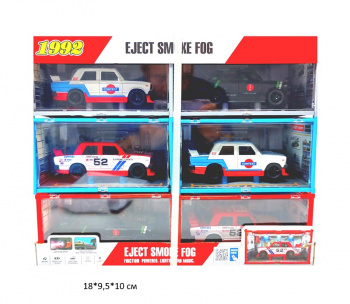Машина инерц. арт. LDP-1AX Спорткар ассорти свет, звук, дым 1шт. в кор. (6 шт.) шоубокс_