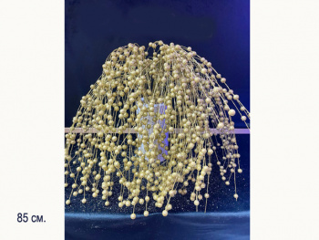 Ветка арт. 19305-601 Декоративная "Золото" 85 см Набор 10 шт. в пак.