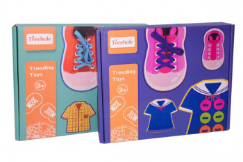 Деревянная игрушка арт. 5588-31 Шнуровка "Одежда" в кор.)