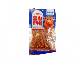 Соевое мясо арт. 948537 Пшеничные жгутики Стейк с черным перцем "Мишка" 72 г 10 шт. упаковка,