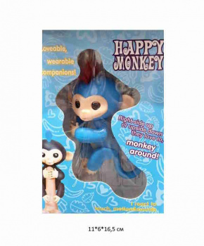 Обезьянка арт. 17666 Интерактив. на палец в кор.~