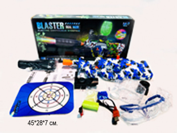 Оружие арт. 777-30Y Автомат стреляет светящ. орбизами в кор.•