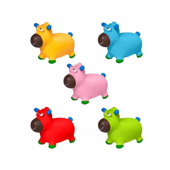 Мяч прыгун арт. 22-31 "Бычок" 1300гр звук цвета микс в пак. 60*44