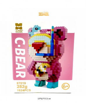 Конструктор арт. 87019 Микро Медведь 1824 дет. в кор._ Конструктор арт. 87019 Микро Медведь 1824 дет. в кор._