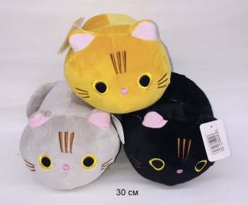 им Обнимашка арт. 90907-102/80822-30/90530-2 Кошка Толстячок цвета микс 30 см в пак.)