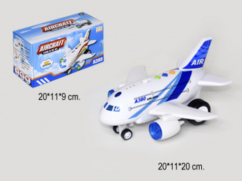 Самолет арт. 89-507A На батар. свет, музыка в кор.= Самолет арт. 89-507A На батар. свет, музыка в кор.=