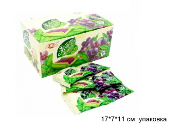 Жевательная резинка арт. 522524/522517/330567 С начинкой "Виноград" 16 г 30 шт. в кор.*