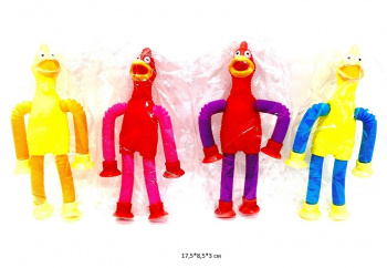 Антистресс арт. 28538 Поп тубус Цыпленок цвета микс (24 шт.) упаковка_