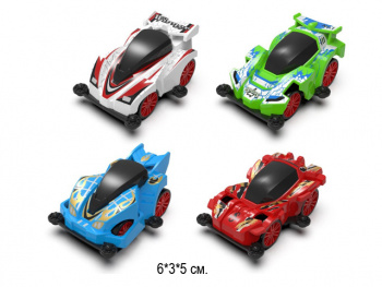 Машина инерц. арт. 1822" Спорт в пакете 6*5*3 Машина инерц. арт. 1822" Спорт в пакете 6*5*3