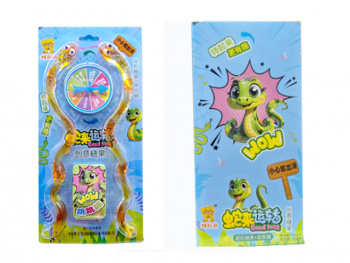 Конфета арт. 630399 Набор "Игра Змейка" мармелад, шипучка 57 г на листе 12 шт. в кор.*