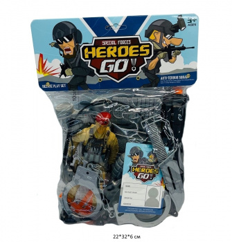 Набор военного арт. 88889 С фигуркой солдата в пак.• Набор военного арт. 88889 С фигуркой солдата в пак.•