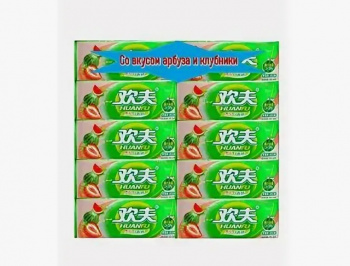 Жевательная резинка арт. 401479 Клубника-арбуз 21,5 г 20 шт. в кор.